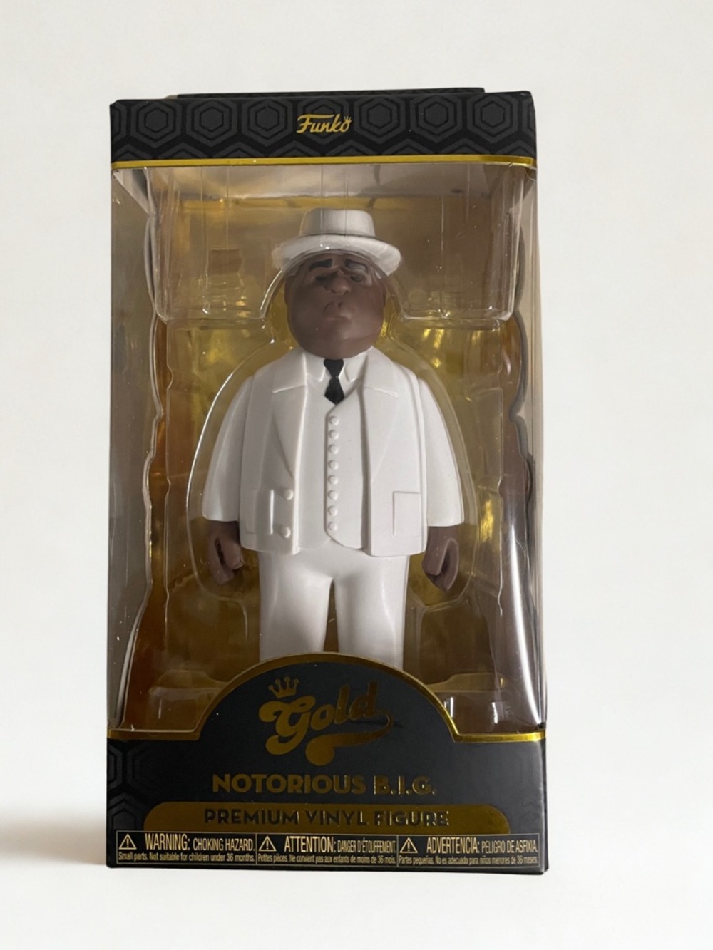 Funko Notorious B.I.G. Gold Series White Vinyl Figure